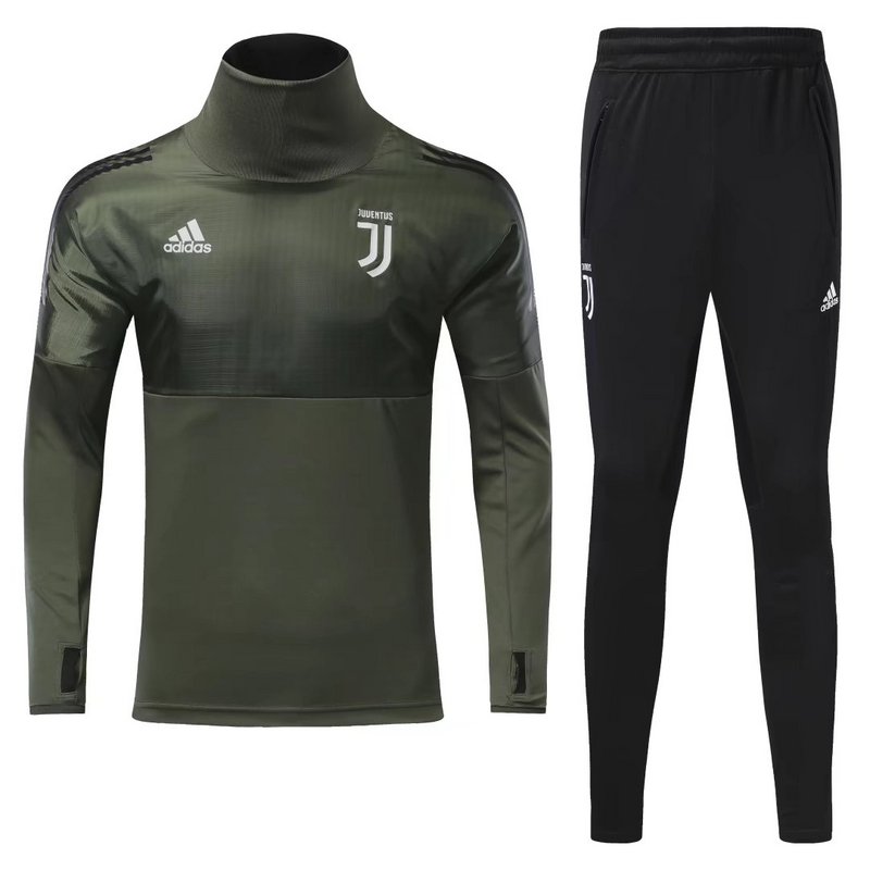 Juventus Trainingsanzug 2017-18 Grün Fussballtrikots Günstig